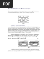 Theoretical Information About Tapered Coupled Line Hybrid