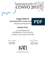KDP Participant Certificate PDF