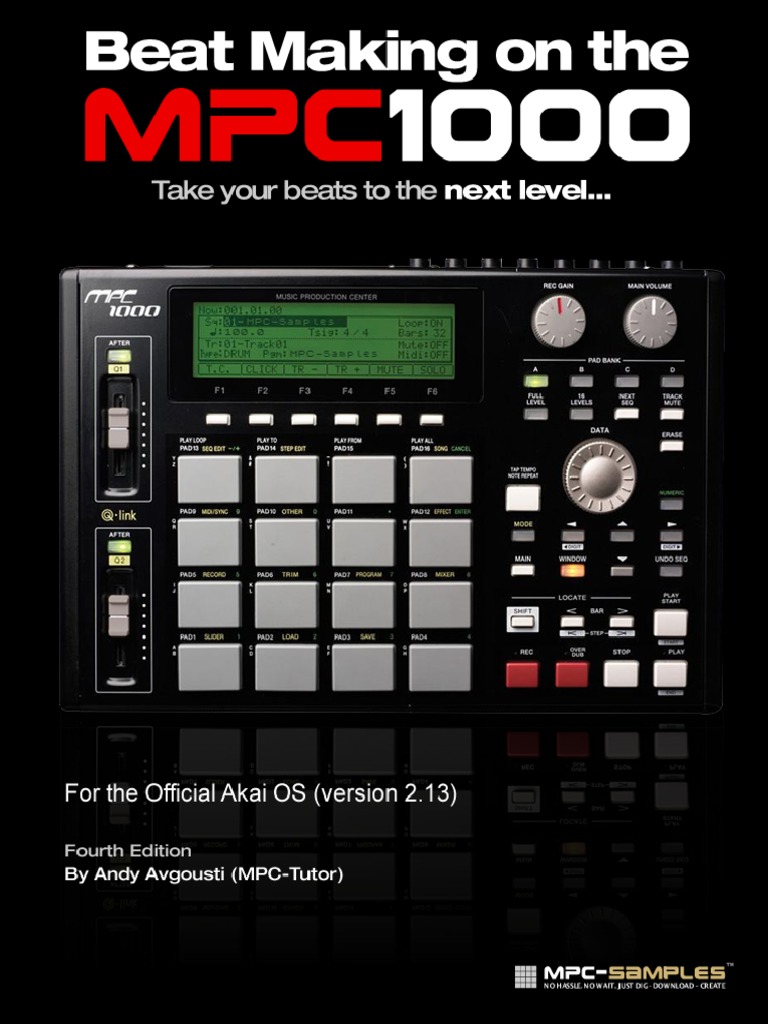 MPC1000 Beat Making Guide | PDF | Drum Kit | Synthesizer