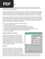 Using Visual Basic in Arc8 Raster Processing Form Example: Description