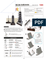 Five-Storied Pagoda of Horyuji Temple, Japan: Assembly Instructions