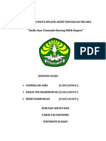 Audit Atas Transaksi Barang Milik Negara