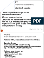 The HOPE Study: (Heart Outcomes Prevention Evaluation Trial)