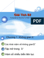 Giải Tích B2