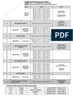 Academic Calendar 121