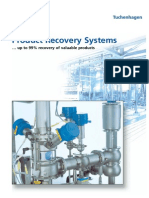 Tuchenhagen Product Recovery Systems Recover Valuable Products