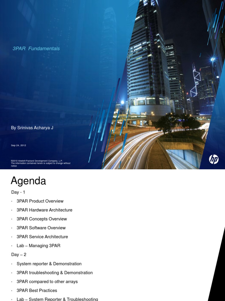 3PAR Fundamentals PDF Solid State Drive Backup