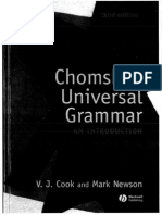 Chomskys Universal Grammar