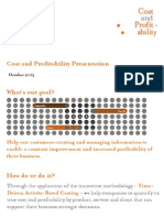 Cost and Profitability Presentation October 2013