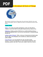 100+ Sites to Download all sorts of things
