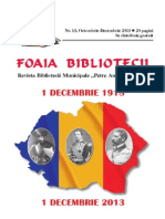 Foaia Bibliotecii NR 13