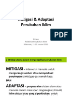 MITIGASI DAN ADAPTASI