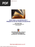 Download GUA PARA LA ELABORACIN Y PRESENTACIN DE TRABAJOS ESCRITOS  httpwwwedpformacioncocc by wwwedpformacioncocc SN19452704 doc pdf