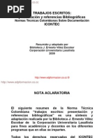 Download Normas ICONTEC para trabajos de grado y Bibliografas  httpwwwedpformacioncocc by wwwedpformacioncocc SN19452763 doc pdf
