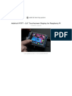 Adafruit Pitft 28 Inch Resistive Touchscreen Display Raspberry Pi
