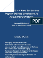 Melioidosis - A Rare But Serious Tropical Disease