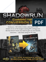 Shadowrun Fifth Edition Character Conversion Guide