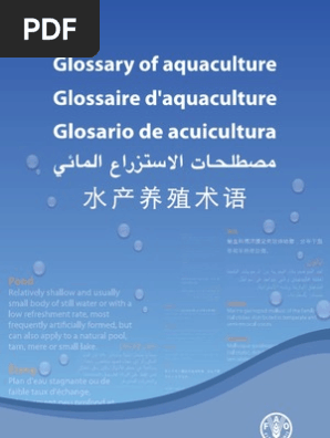 Glosario Acuicultura Pdf Organisation Des Nations Unies Pour L Alimentation Et L Agriculture Nourritures