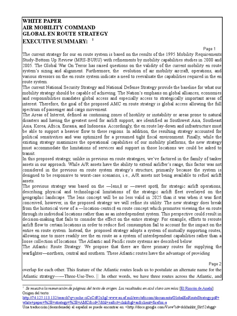 Bahrain Overflight and AMC Strategy | PDF | United States Air Force ...
