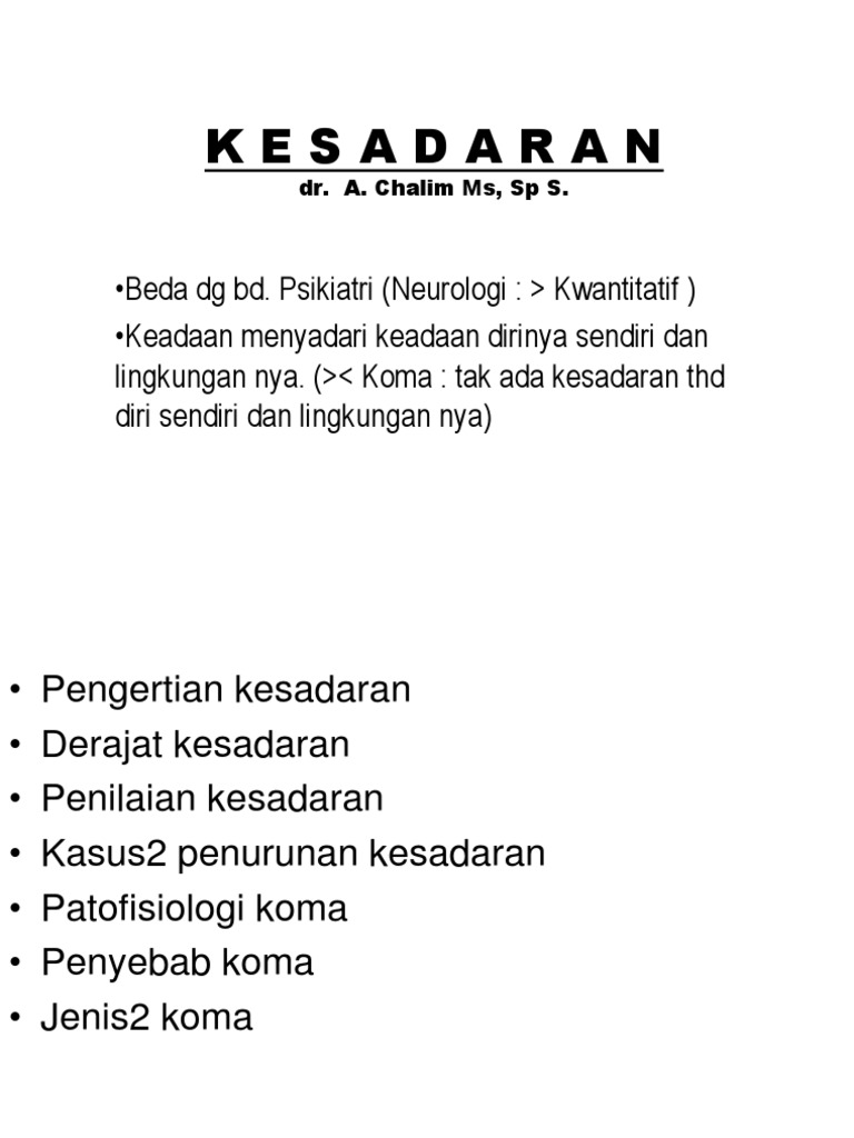 Kesadaran Pdf