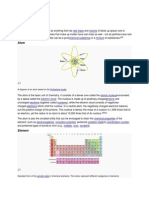 Matter: Rest Mass Particles Photon Chemical Substance Mixture