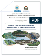 Funciones y representación social de los huertos urbanos en el municipio de Madrid