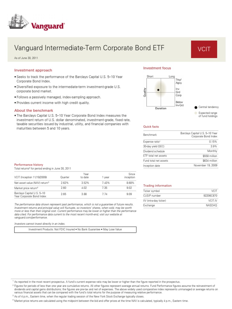 XX - US Corporate Vanguard | PDF | Exchange Traded Fund | The Vanguard ...