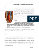 CARTA A LA SANTÍSIMA VIRGEN DE GUADALUPE