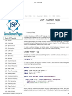 JSP - Custom Tags