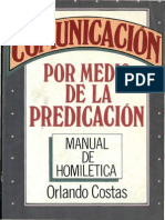 Orlando Costas-Comunicacion Por Medio de La Predicación