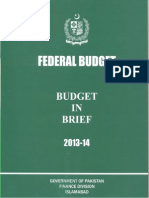 Budget in Brief 2013 14