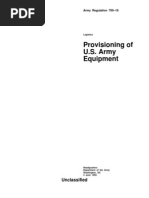 MIL Army Reg r700 - 18 Provisioning