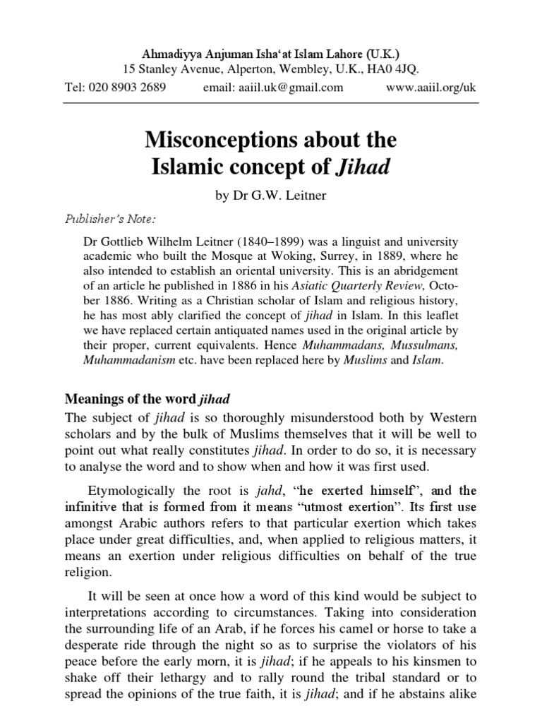 Understanding Jihad in Islam | PDF | Jihad | Muhammad