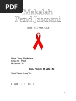 Download Makalah HIV by tonny wicakshana SN19464893 doc pdf