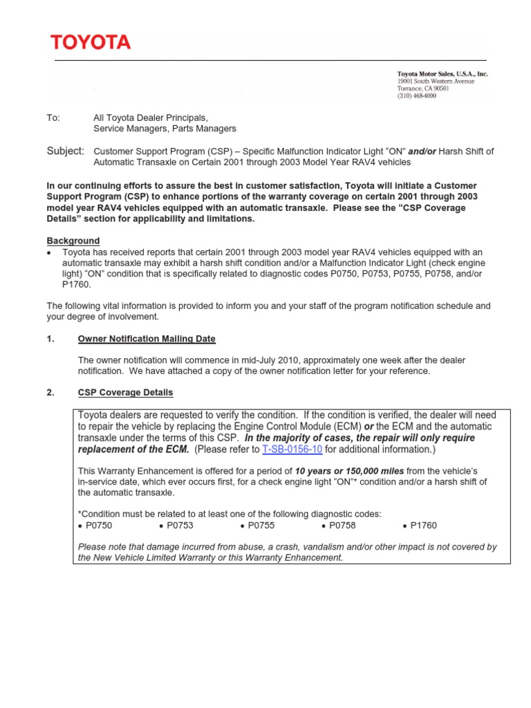 Extended Rav4 Warranty.pdf Toyota Vehicles
