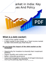 Debt Market in India - Key Issues & Policy Recommendations