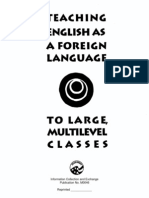 Teaching English Large Multilevel Classes