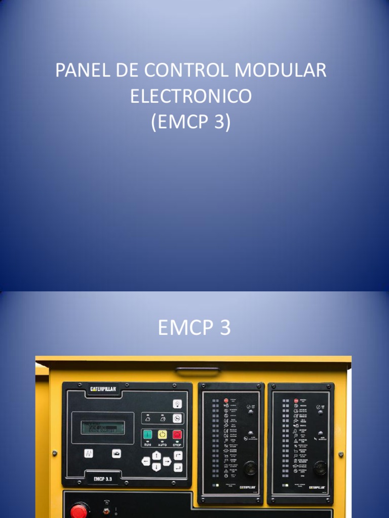Panel EMCP 3: Conexiones y Configuración | PDF