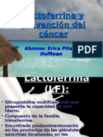 Lactoferrina y Prevención Del Cáncer