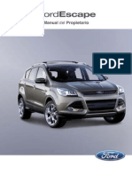 MANUAL Ford Escape 2013 Manual Del Propietario