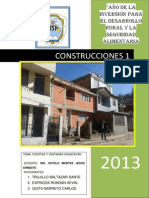 Construcciones 1: "Año de La Inversión para El Desarrollo Rural y La Seguridad Alimentaria
