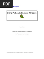 Python Windows Tutorial