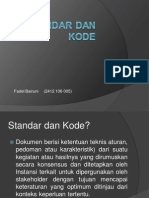 Standar Dan Kode