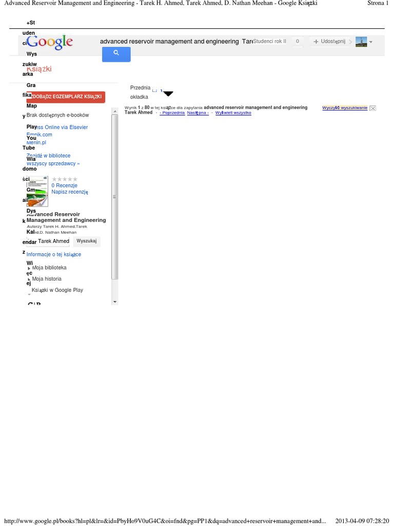 Advanced Reservoir Management and Engineering Tarek H. Ahmed, Tarek