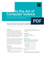 Intro To The Art of Computer Science