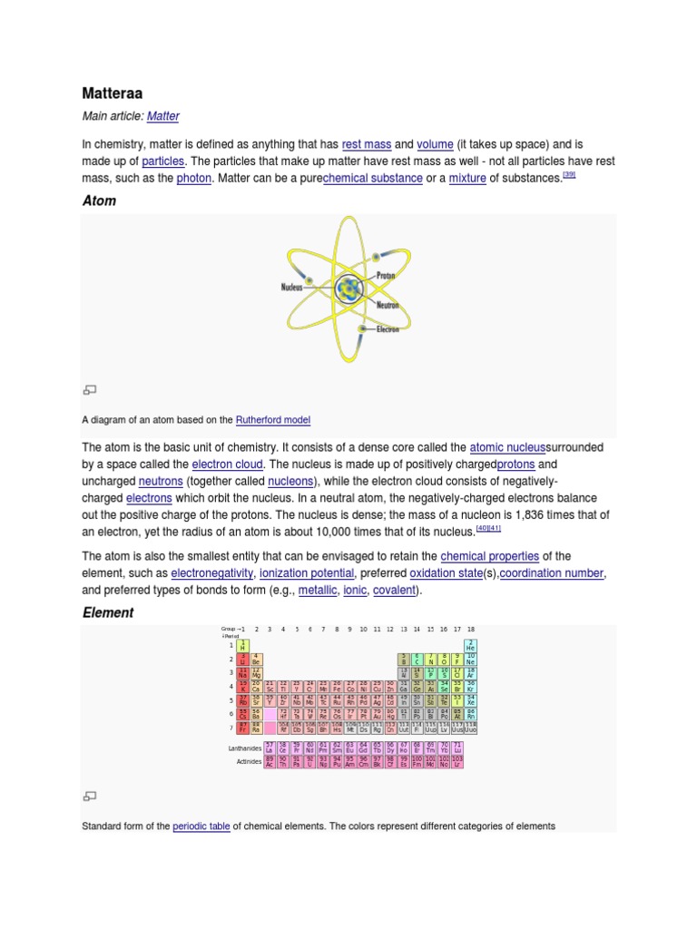 Understanding Matter and Atoms | PDF