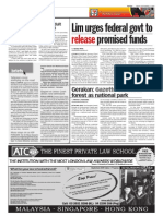 TheSun 2009-09-04 Page06 Lim Urges Federal Govt To Release Promised Funds