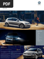 VW Golf 7 Brochure