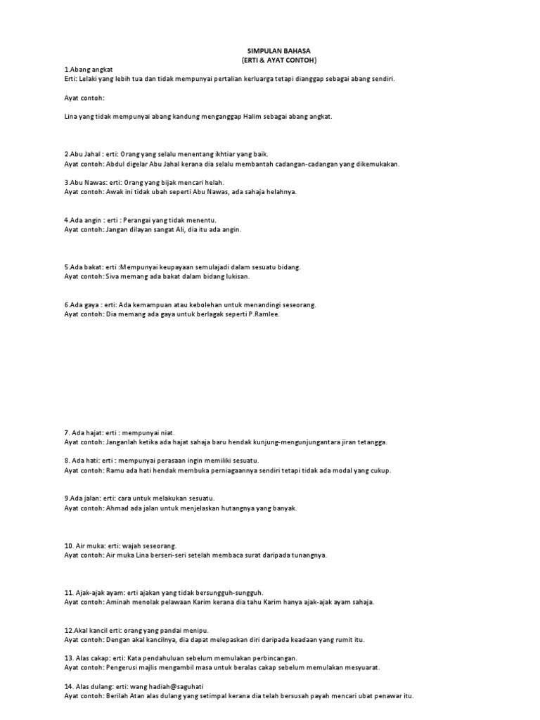 Simpulan Bahasa Pdf