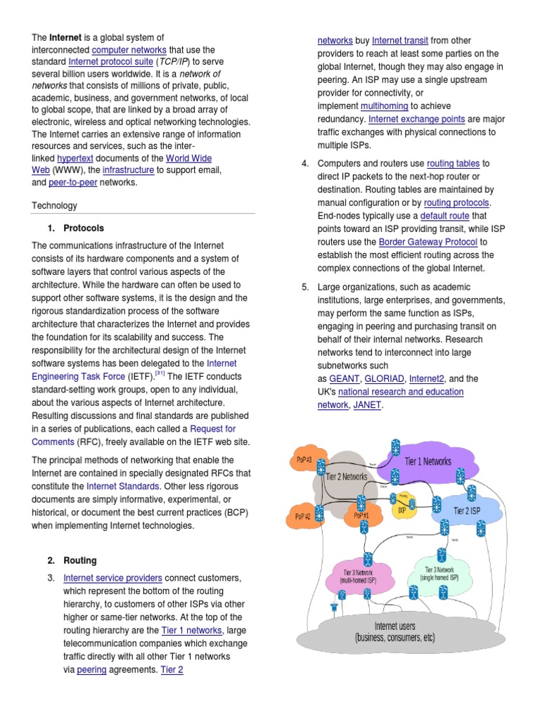 Understanding Internet Architecture | PDF | Internet Access | Digital ...
